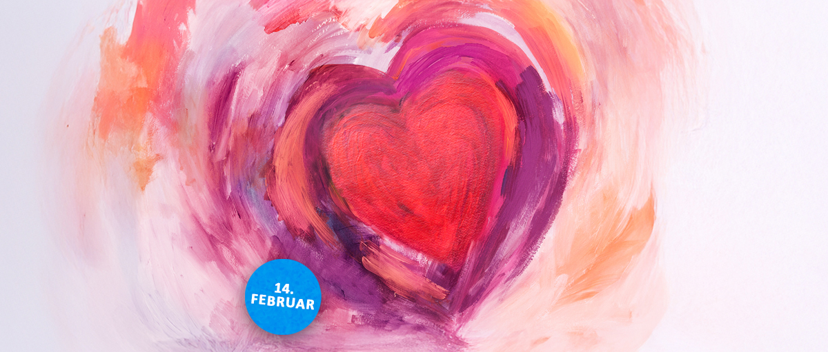 Kunst am Valentinstag
