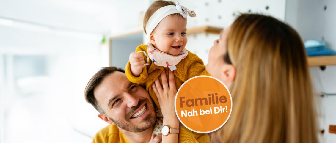 Nah bei Dir! - Familie - Mutter, Vater und kleine Tochter
