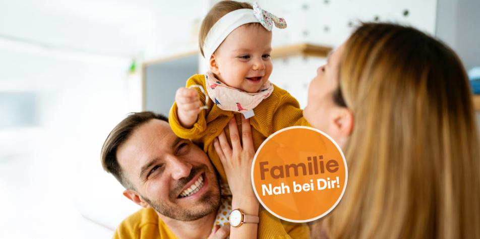 Nah bei Dir! - Familie - Mutter, Vater und kleine Tochter