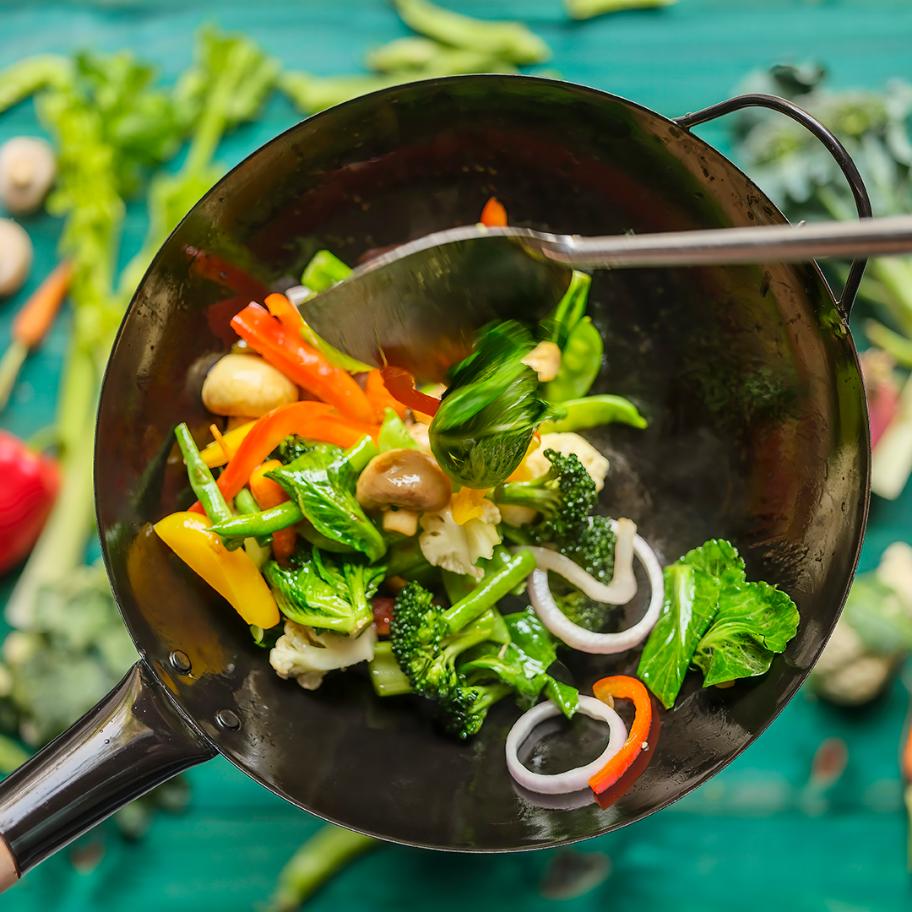 Wok - Gemüse und Co super schnell kochen!