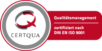 Certqua-Siegel zertifiziert nach DIN EN ISO 9001